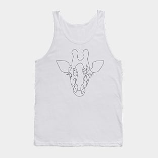 One Line Giraffe Tank Top